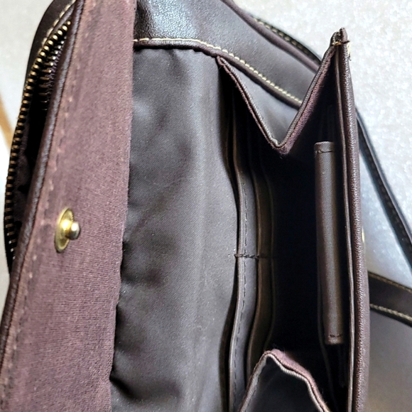 NORTHWEST BLUE MINI MESSENGER CROSSBODY BAG. - Picture 6 of 11